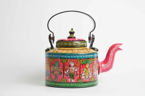 Cosmic Colors Dashavatar Pattachitra Kettle
