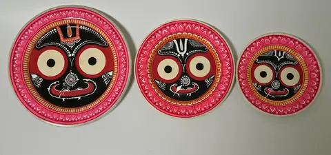The Rose Jagannath Wall Plates