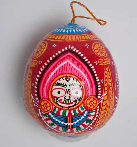 The Balabhadra Painted Coconut, Crimson
