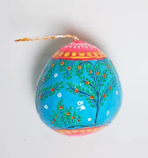 The Turquoise Grove Painted Coconut