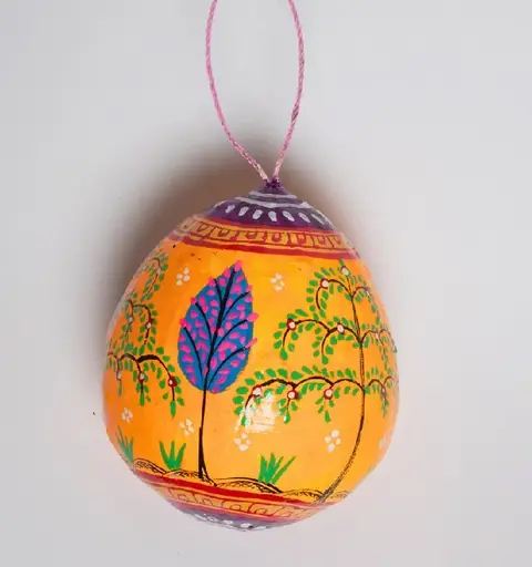 The Saffron Grove Painted Coconut
