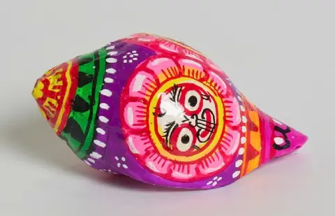 The Balabhadra Painted Shankha, Violet
