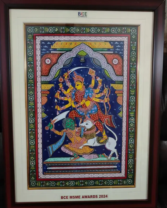 BCE MSME Awards 2024: memento by Abriella Paintings for BCE Connects