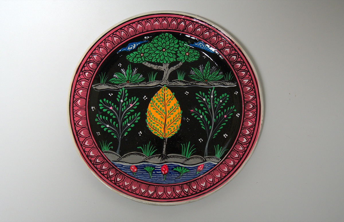Pattachitra wall plate